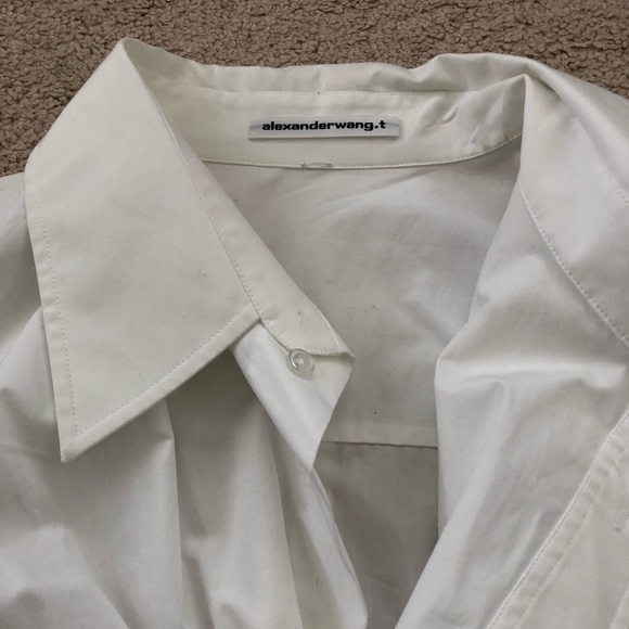 Alexander Wang Cross Front Shirt Dress - Picture 5 of 8